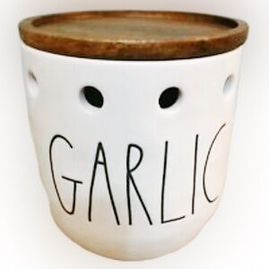 Rae Dunn Garlic Keeper